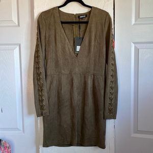Missguided Olive Dress